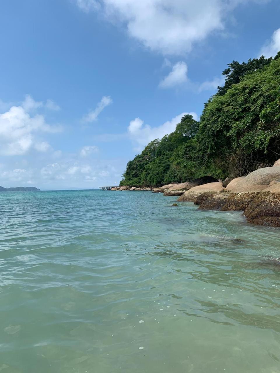 Apto Diferenciado Em Ubatuba Bagian luar foto